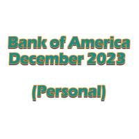 December 2023 Bank of America Personal Statements December 2023 Bank of America Personal Statements